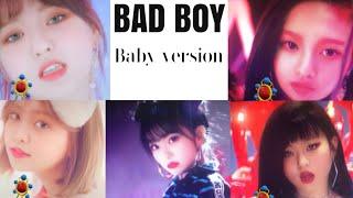 Red Velvet Bad Boy MV baby filter version #redvelvet #babyversion