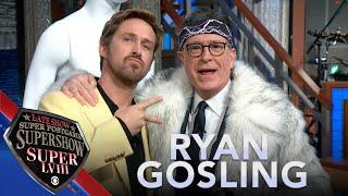 The Kenergy Coming Off You Is Nuclear Bro - Ryan Gosling Knights Stephen Colbert Into The Kendom