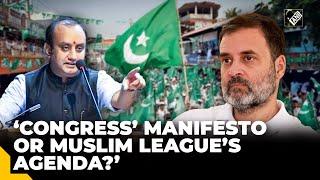 “Agenda of the Muslim League…” BJP’s Sudhanshu Trivedi tears into Congress’s manifesto