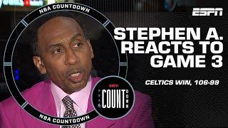 Celtics-Mavericks Game 3 Reaction I’ve got my broom ready – Stephen A.  NBA Countdown