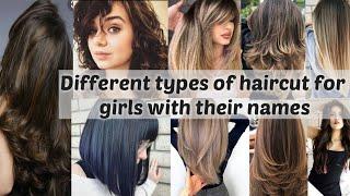 Different types of haircut with their names