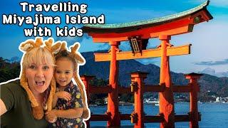 Traveling around Miyajima Island Japan with 2 Toddlers Day 2 Vlog ItsukushimaDeer Island