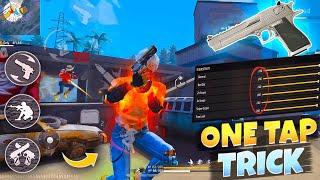 New 200+ Sensitivity { DESERT EAGLE } ONE TAP TRICK  FREE FIRE ONE TAP SECRET SENSITIVITY