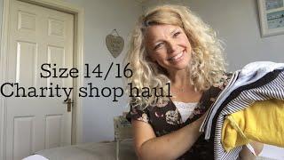 Size 14  Size 16 charity Shop Haul and Try on  Thrift Haul  Summer Outfit ideas