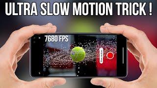 How to Record 7680 FPS Slow motion video in Every Smartphone  Get Ultra Slow Motion Mode No Root