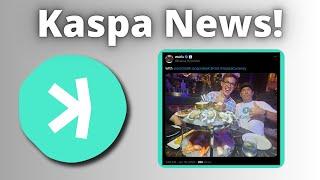 Kaspa News Big Players Are Getting Into Kaspa Global Adoption Continues & More