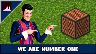 We Are Number One Minecraft Noteblock Tutorial from the TV show Lazy Town