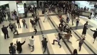 Beirut Duty Free Rocks Airport with Dabke Dance - Flash Mob  دبكة في مطار بيروت