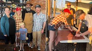 Kirsten Dunst & Jesse Plemons Wrap Brisket