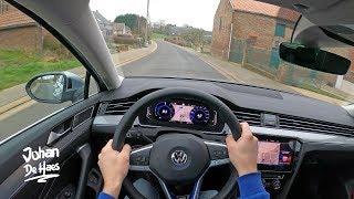 2020 VW PASSAT VARIANT GTE 218 HP POV TEST DRIVE