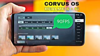 90 FPS gameplay  corvus os for realme 6