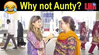 Aunty ka lafz bura kyun lagta hai  Social experiment in Pakistan  India