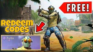 Few Redeem Codes for Proton Character Skin  Redeem Codes COD Mobile