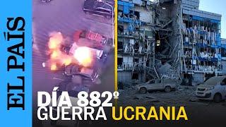 GUERRA UCRANIA  Explota un coche bomba en Moscú y Rusia ataca una ONG en Járkov dedicada a desminar