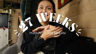 spend a day with me  27 weeks pregnant  training + life update