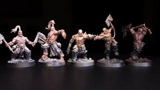 How to Paint 5 Easy Skin Tones - Garreks Reavers Part 1  -  Warhammer Underworlds Shadespire