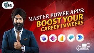 Get High-Demand Skills in 90 Days with Power Apps Mastery  Power apps 2024