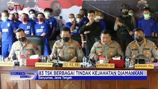 83 Tersangka Berbagai Tindak Kejahatan di Banyumas Tertangkap Polisi #BuletiniNewsMalam 2609