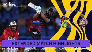 Extended Highlights  Antigua & Barbuda Falcons vs Trinbago Knight Riders  CPL 2024