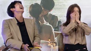 ENG SUBS 14 years married couples kiss fans question made Lee joongi and Moon chaewon so shy