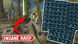 Raiding a Huge Base to Become the New ALPHA TRIBE - ARK Valguero PvP