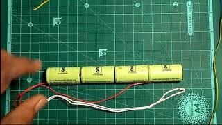 NIMH 1.2V battery Pack sub c size  43mm × 23mm  length × diameter