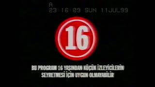 Cine5 Yaş Uyarısı ve Sinema Jeneriği - 1999