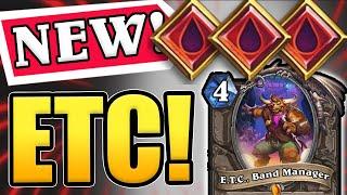 WOW...ETC Is AMAZING In Triple Blood Death Knight  Hearthstone