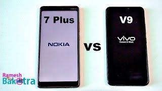 Nokia 7 Plus vs Vivo V9 SpeedTest and Camera Comparison