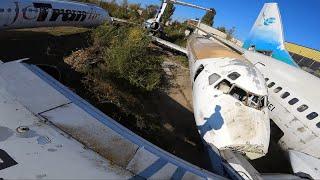 Exploring an airplane graveyard  URBEX ROMANIA