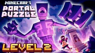 Minecraft PORTAL PUZZLE DLC - 02 Level - Full Gameplay Playthrough Full Game