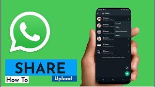 How To Share WhatsApp Status To Facebook Status