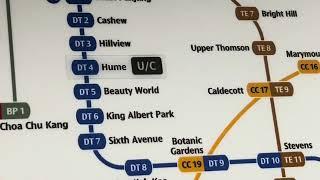 New MRT map revealed Thomson East Coast Line   Singapore