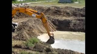 Как выкопать пруд ЗА 40 ЧАСОВкак сделать пруд.how to dig a pond in 40 hours40時間で池を掘る方法