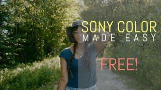 This FREE Plugin To Color Sony Footage Is Too Good.