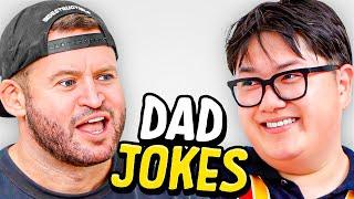 Dad Jokes  Dont laugh Challenge  Alan vs Andrew  Raise Your Spirits