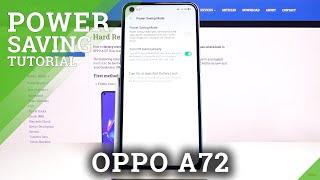 How to Turn On  Off Power Saving Mode in OPPO A72 – Extend Battery Life