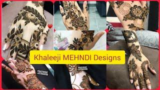 #KHALEEJIKHAFIF MEHNDI DESIGNS FROM UAE NEW #KHALEEJIKHAFIF HENNA ROSE DESIGNING