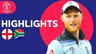 Stokes Stars In Opener  England vs South Africa - Match Highlights  ICC Cricket World Cup 2019