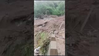 Mizoram Landslides on the early morning of 28th May 2024.Location Melthum-Hlimen Quarry