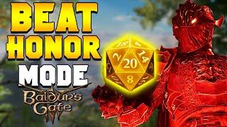 HOW TO BEAT HONOR MODE & Advanced Tips in Baldurs Gate 3