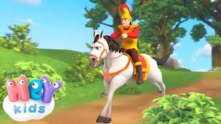 Le Cheval  Chansons pour Enfants  HeyKids Français  Chant danimaux