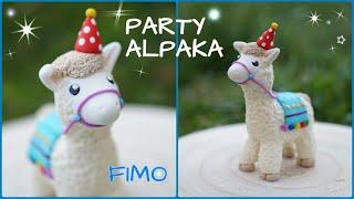 Party Alpaka aus Fimo  Clay Tutorial