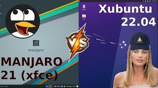 Manjaro 21 vs Xubuntu 22.04
