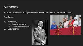 Forms of Government