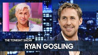 Ryan Gosling Addresses His Viral Ken Picture and Paints Jimmy’s Fingernail Pink Extended