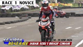 RACE 1 NOVICE️RoadRace Kejurda Jabar Seri 1 Brigif Cimahi 14 - 15 Juni 2024