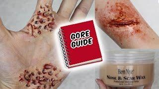 Scar Wax Makeup Tutorial In Depth Review + Demos  GORE GUIDE