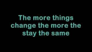 Bon Jovi The More Things Change Lyrics