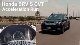 Honda Brv Acceleration Run  Honda Brv S Cvt  0-100